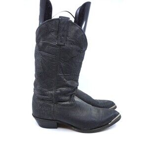 Vintage Capezio Boots Women's 7.5M Black Genuine Leather Western Boots